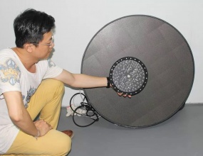 直径300mm室内led时钟、、、logo展示圆形屏现货供应！！